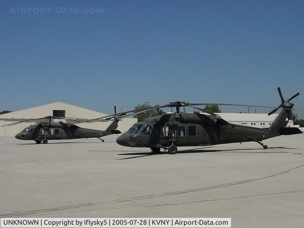 UNKNOWN, , US ARMY UH-60 @ KVNY a pair of these flew a brigadier in