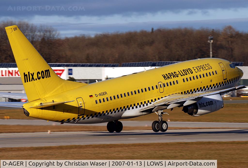 D-AGER, 1998 Boeing 737-75B C/N 28107, hlx