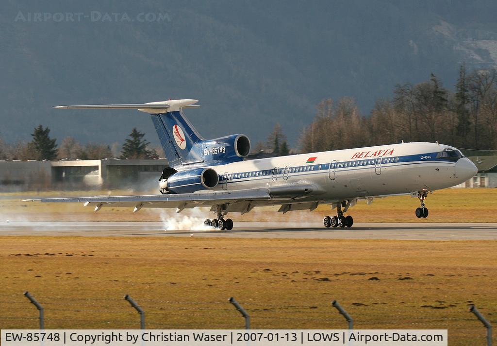 EW-85748, 1992 Tupolev Tu-154M C/N 92A924, Belavia
