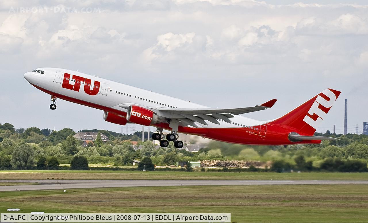 D-ALPC, 2002 Airbus A330-223 C/N 444, One of the airport's queens taking off from rwy 23L.