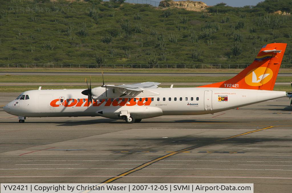 YV2421, 1996 ATR 72-212 C/N 482, Conviasa