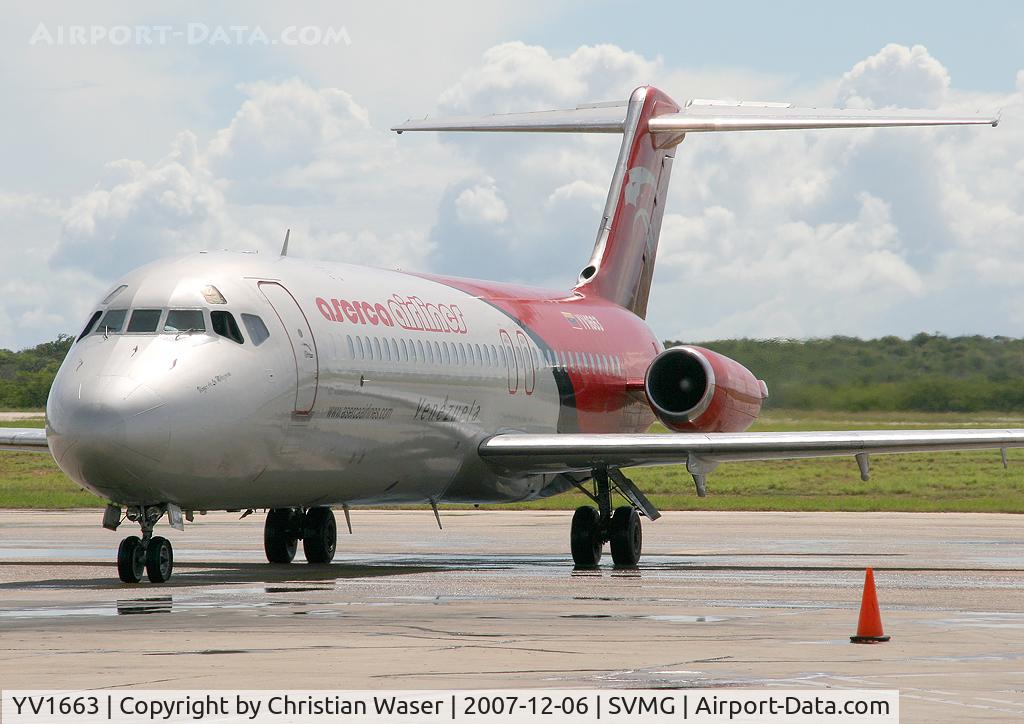 YV1663, 1981 Douglas DC-9-31 C/N 48144/1039, Aserca