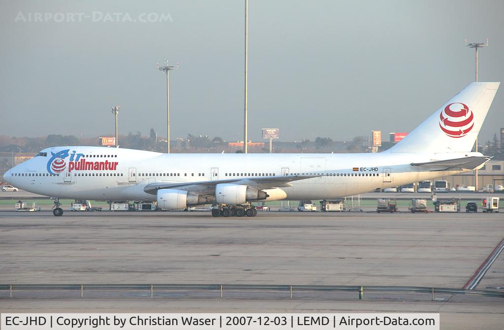 EC-JHD, 1986 Boeing 747-256BM C/N 23676, Air Pullmantur