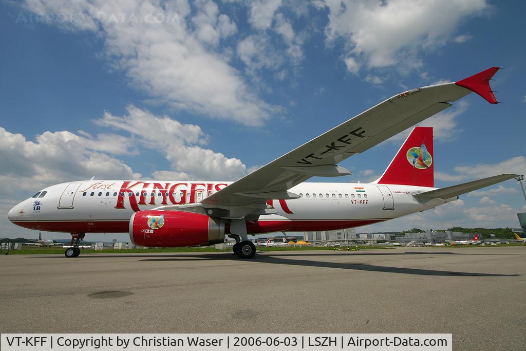 VT-KFF, Airbus A320-232 C/N 2531, Kingfisher