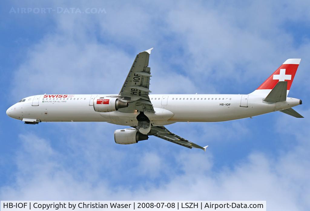HB-IOF, 1995 Airbus A321-111 C/N 541, Swiss