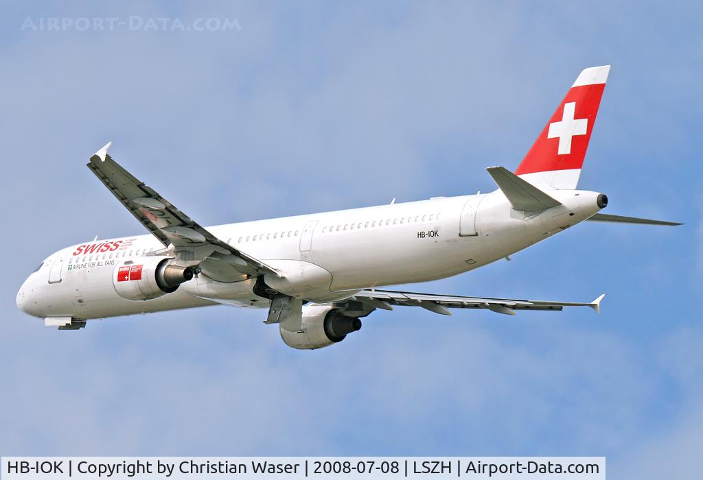 HB-IOK, 1999 Airbus A321-111 C/N 987, Swiss
