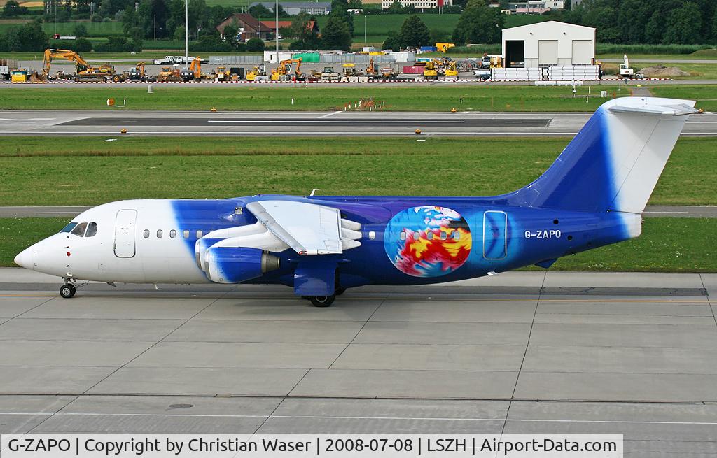 G-ZAPO, 1990 British Aerospace 146-200QC C/N E2176, Titan