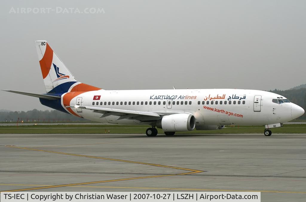 TS-IEC, 1991 Boeing 737-33A C/N 25010, Karthago