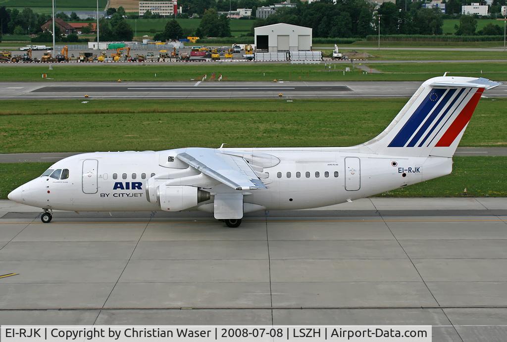 EI-RJK, 1999 British Aerospace Avro 146-RJ85A C/N E2348, City Jet