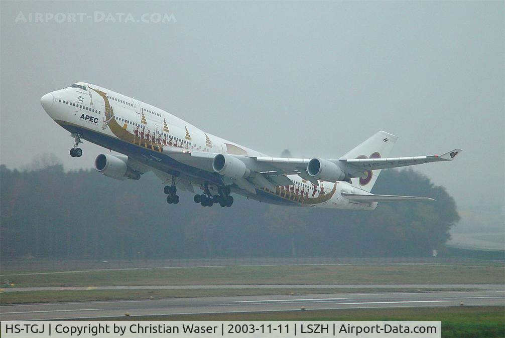 HS-TGJ, 1990 Boeing 747-4D7 C/N 24459, Thai