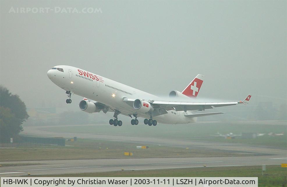 HB-IWK, 1991 McDonnell Douglas MD-11 C/N 48455, Swiss