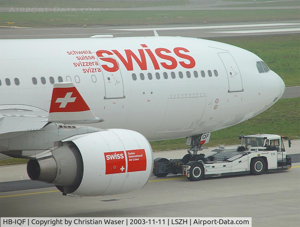 HB-IQF, 1999 Airbus A330-223 C/N 262, Swiss