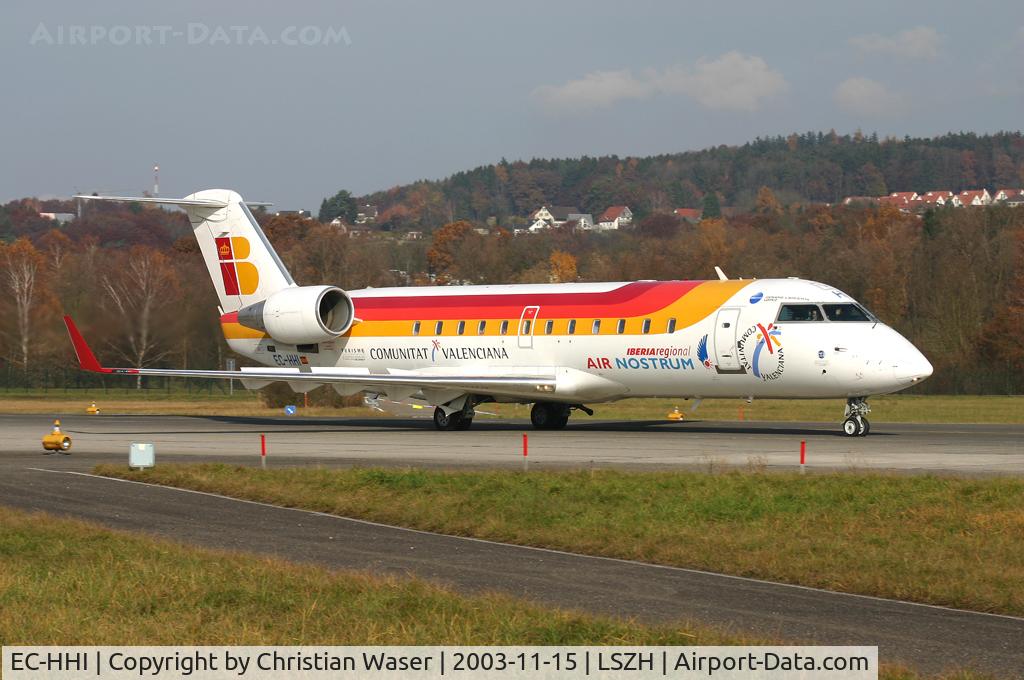 EC-HHI, Canadair CRJ-200ER (CL-600-2B19) C/N 7343, Air Nostrum