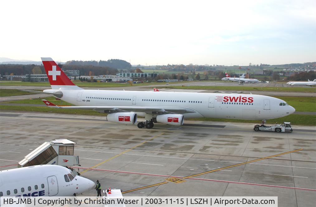 HB-JMB, 2003 Airbus A340-313 C/N 545, Swiss