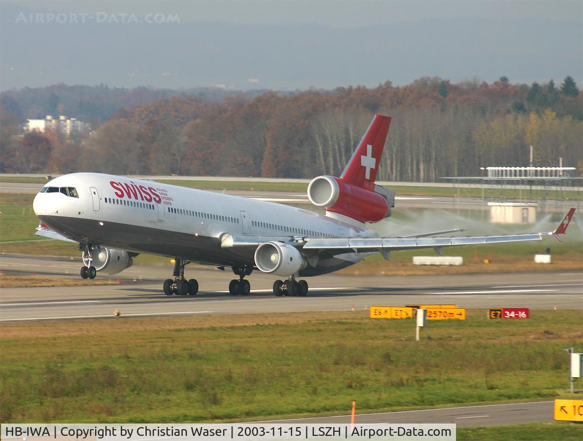 HB-IWA, 1990 McDonnell Douglas MD-11 C/N 48443, Swiss