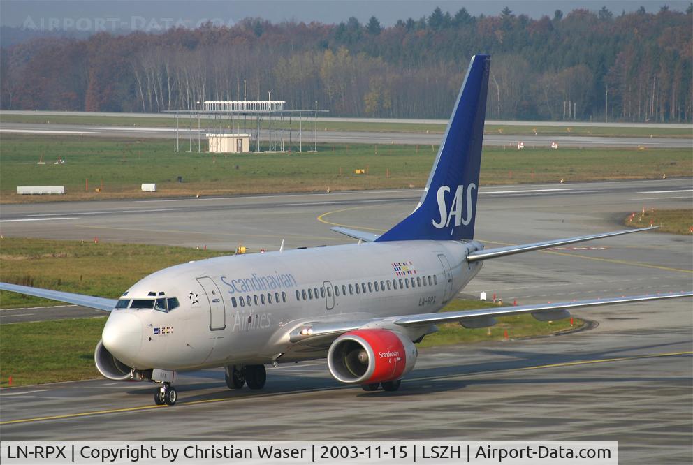 LN-RPX, 1998 Boeing 737-683 C/N 28291, SAS
