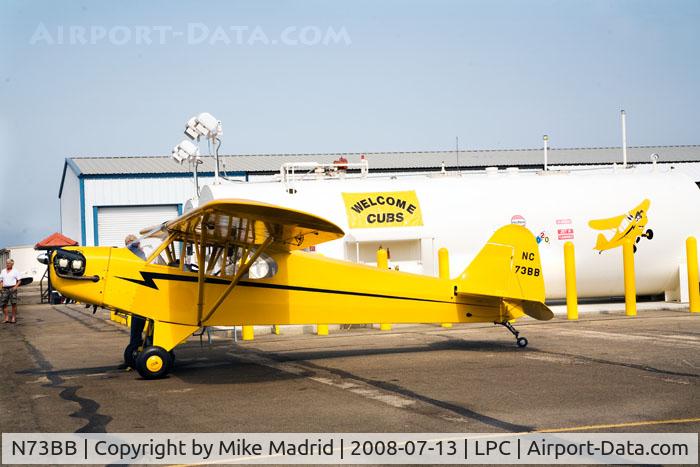 N73BB, 1946 Piper J3C-65 Cub Cub C/N 15553, West Coast Piper Cub Fly-in Lompoc CA.