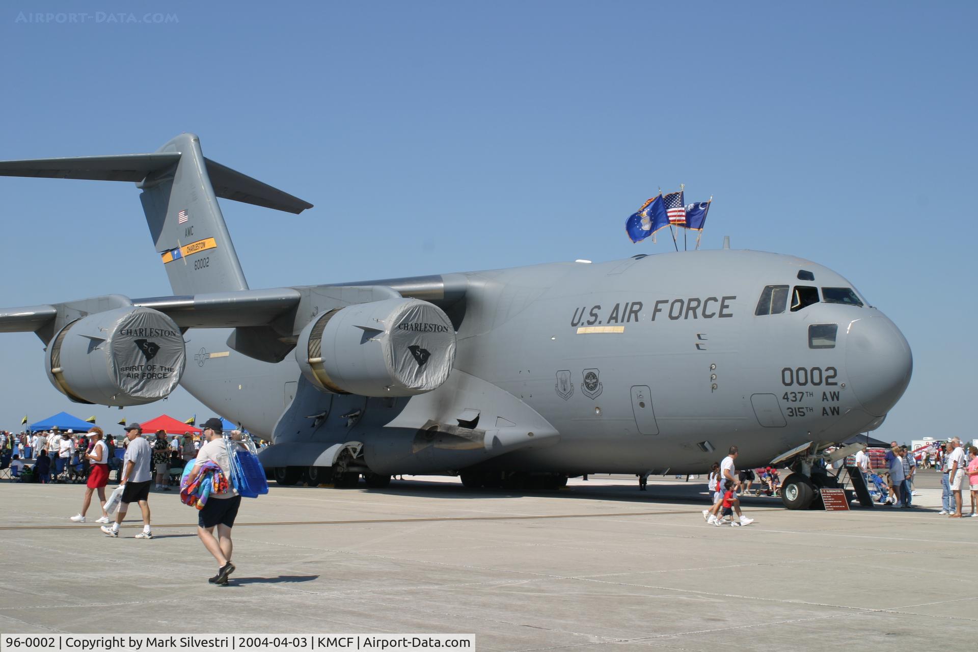 96-0002, 1996 McDonnell Douglas C-17A Globemaster III C/N P-34, Airfest 2004
