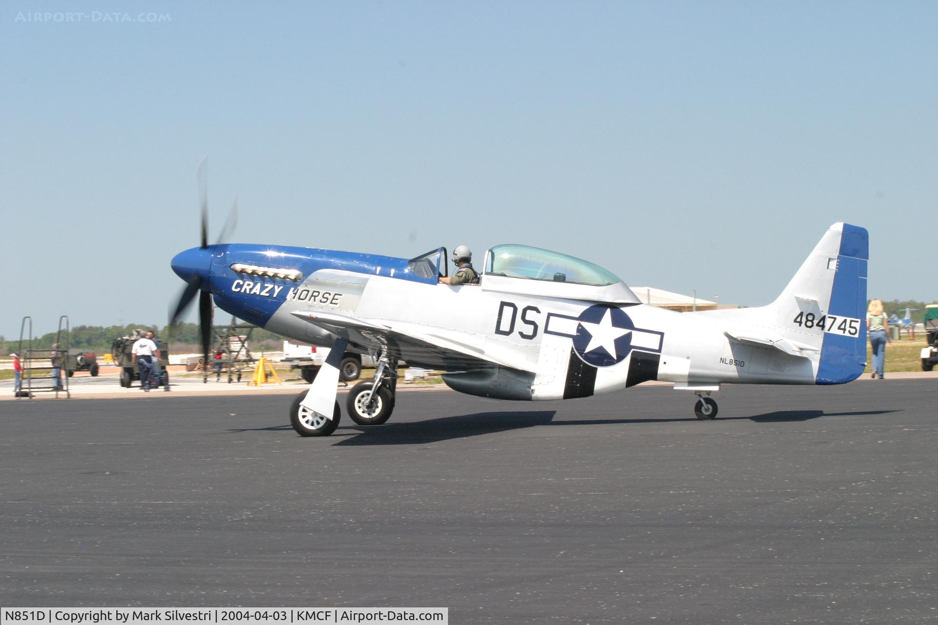 N851D, 1944 North American P-51D Mustang C/N 44-84745, Airfest 2004