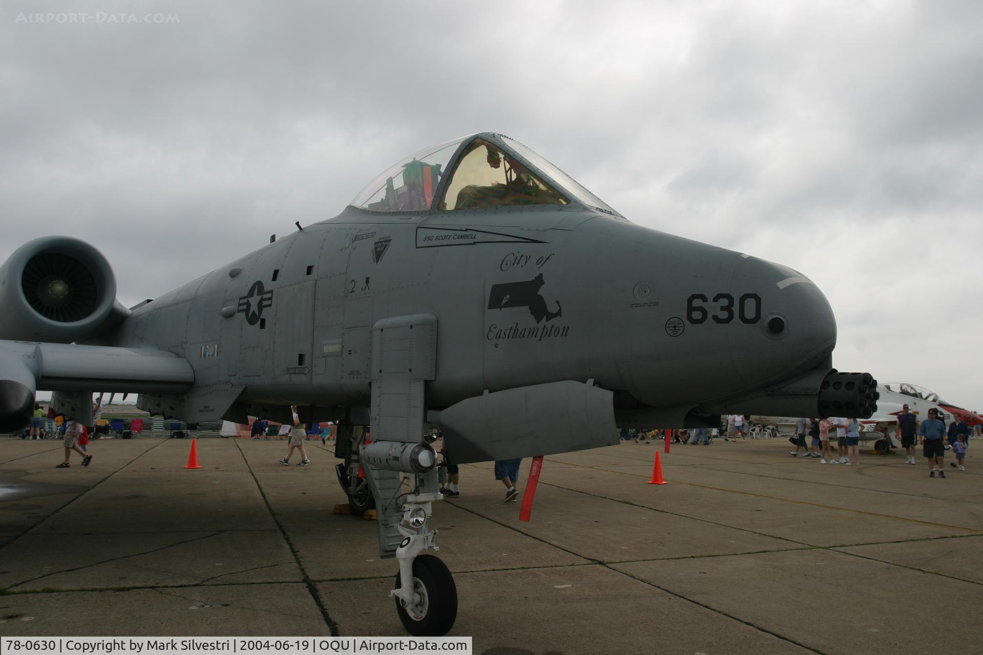 78-0630, 1978 Fairchild Republic A-10A Thunderbolt II C/N A10-0250, Quonset Pt, RI 2004