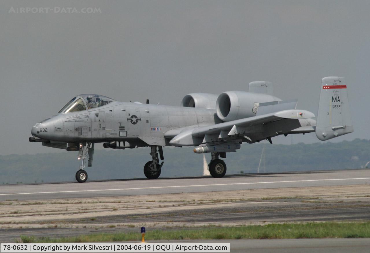 78-0632, 1978 Fairchild Republic A-10A Thunderbolt II C/N A10-0252, Quonset Pt, RI 2004