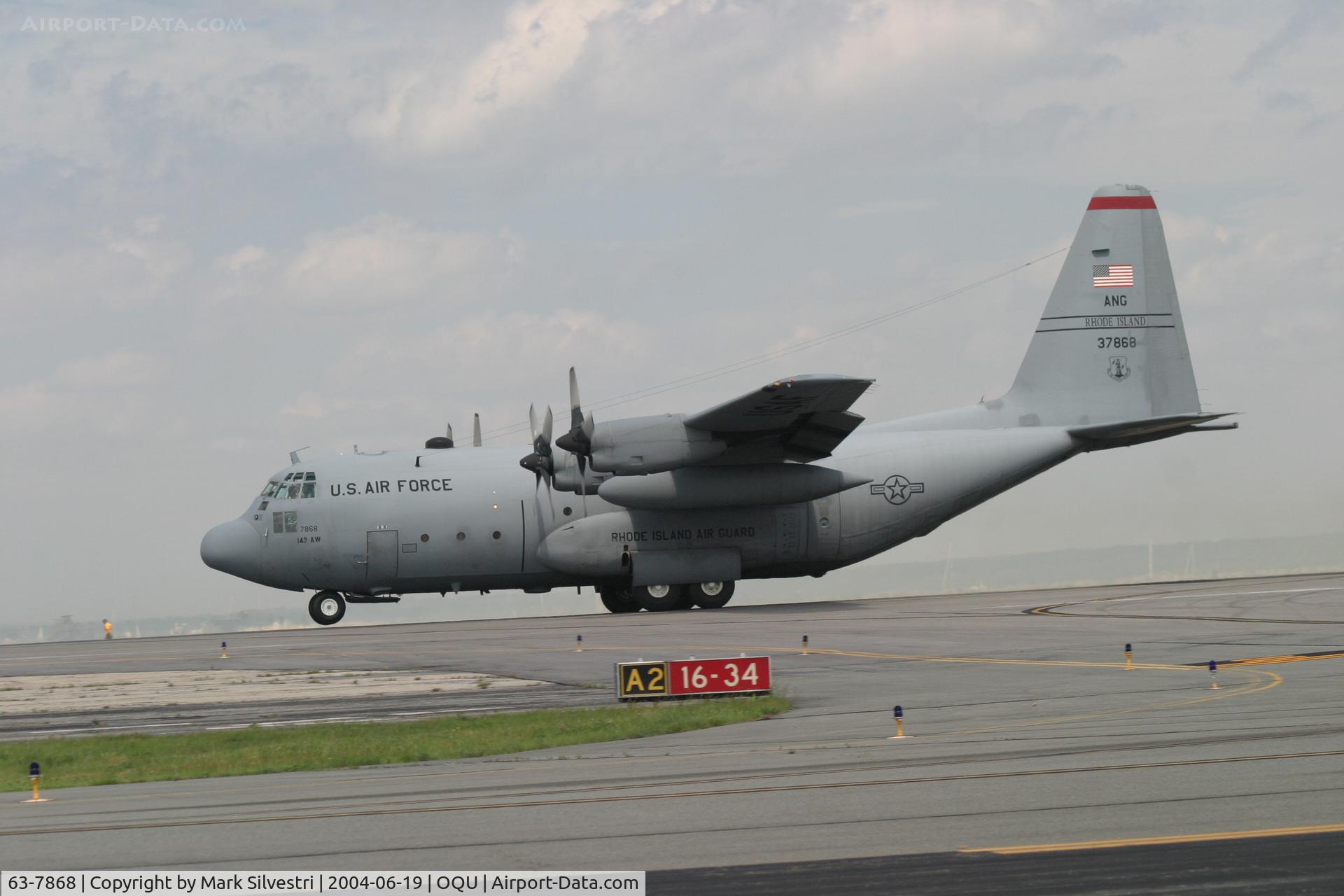 63-7868, Lockheed C-130E Hercules C/N 382-3938, Quonset Pt, RI 2004