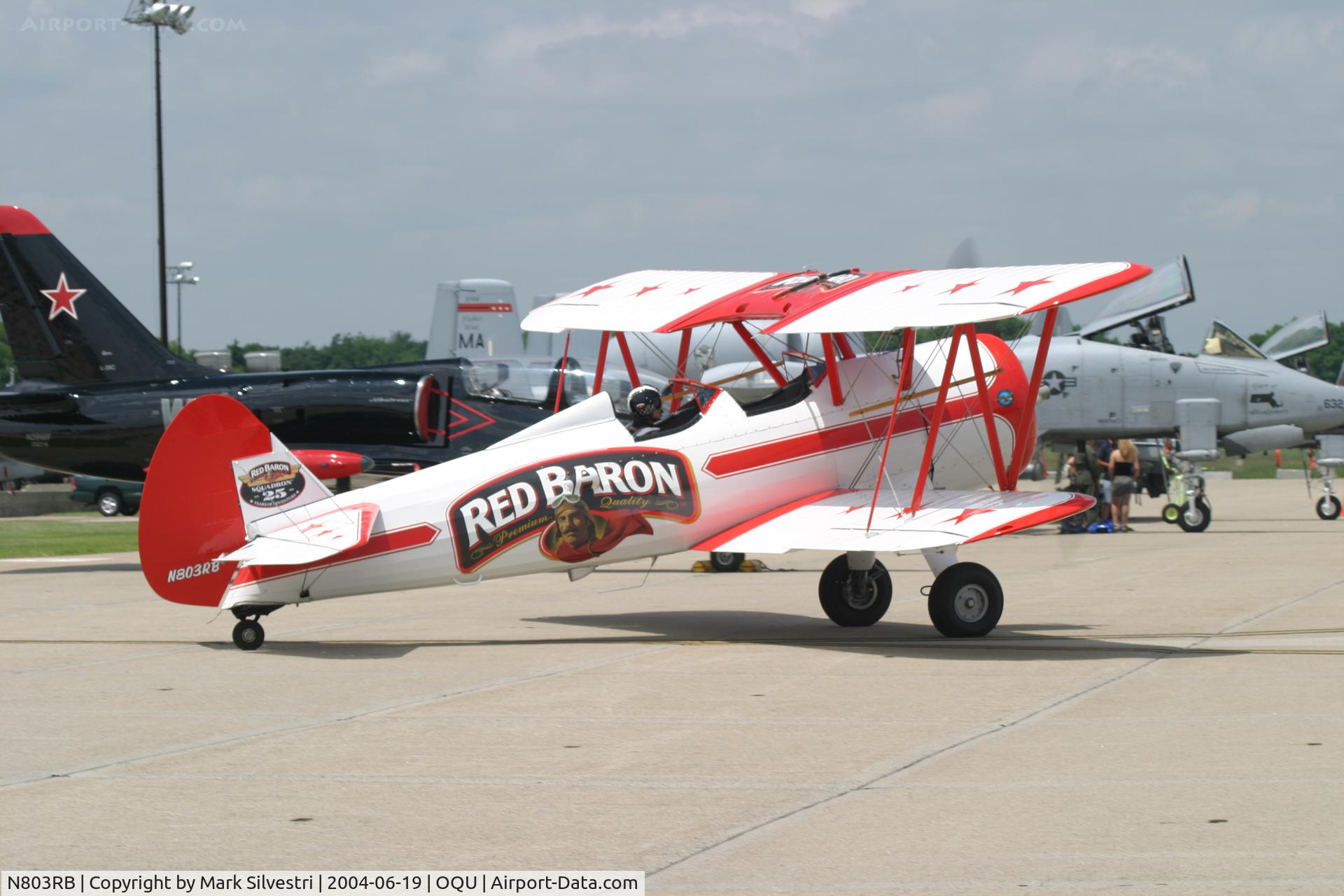 N803RB, 1941 Boeing A75N1(PT17) C/N 75-1668, Quonset Pt, RI 2004