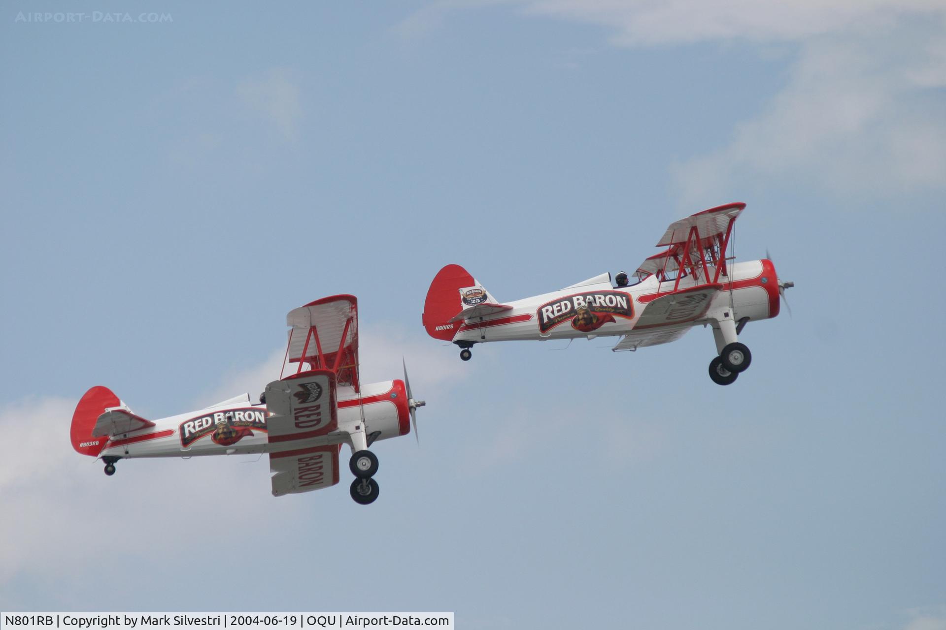 N801RB, 1943 Boeing A75N1 (PT17) C/N 75-4688, Quonset Pt, RI 2004