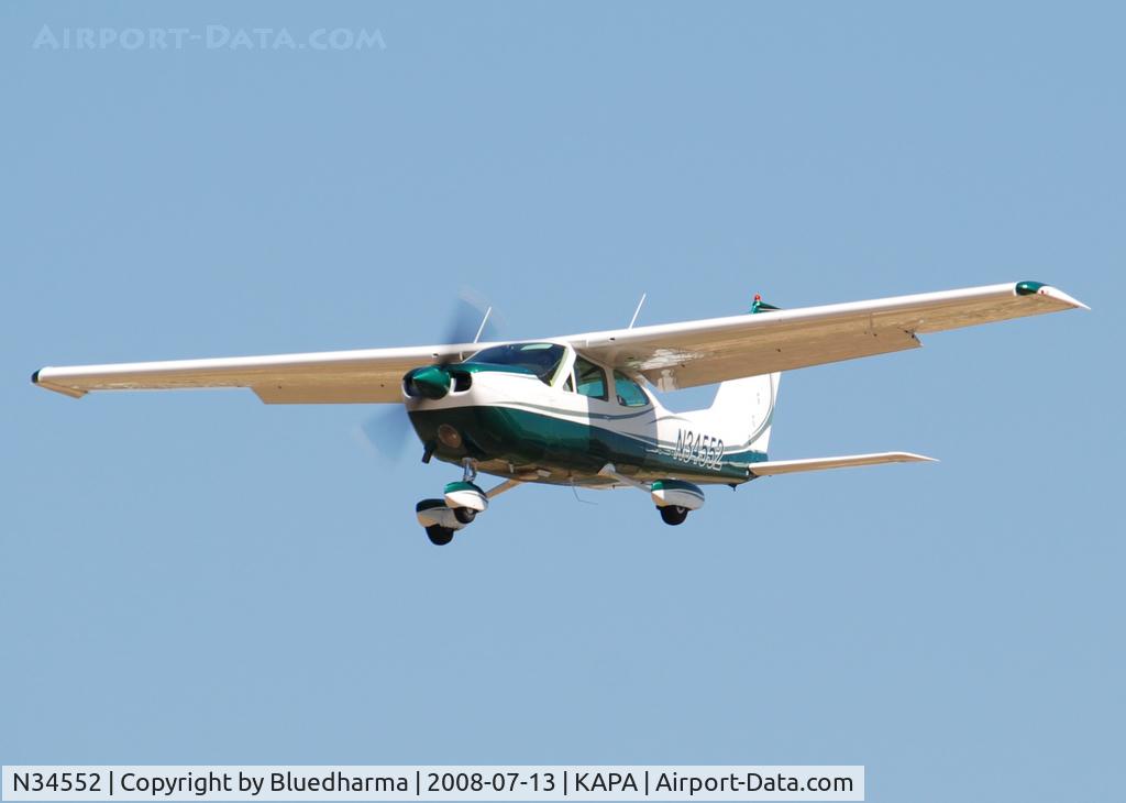 N34552, 1973 Cessna 177B Cardinal C/N 17701868, On final approach to 17L.