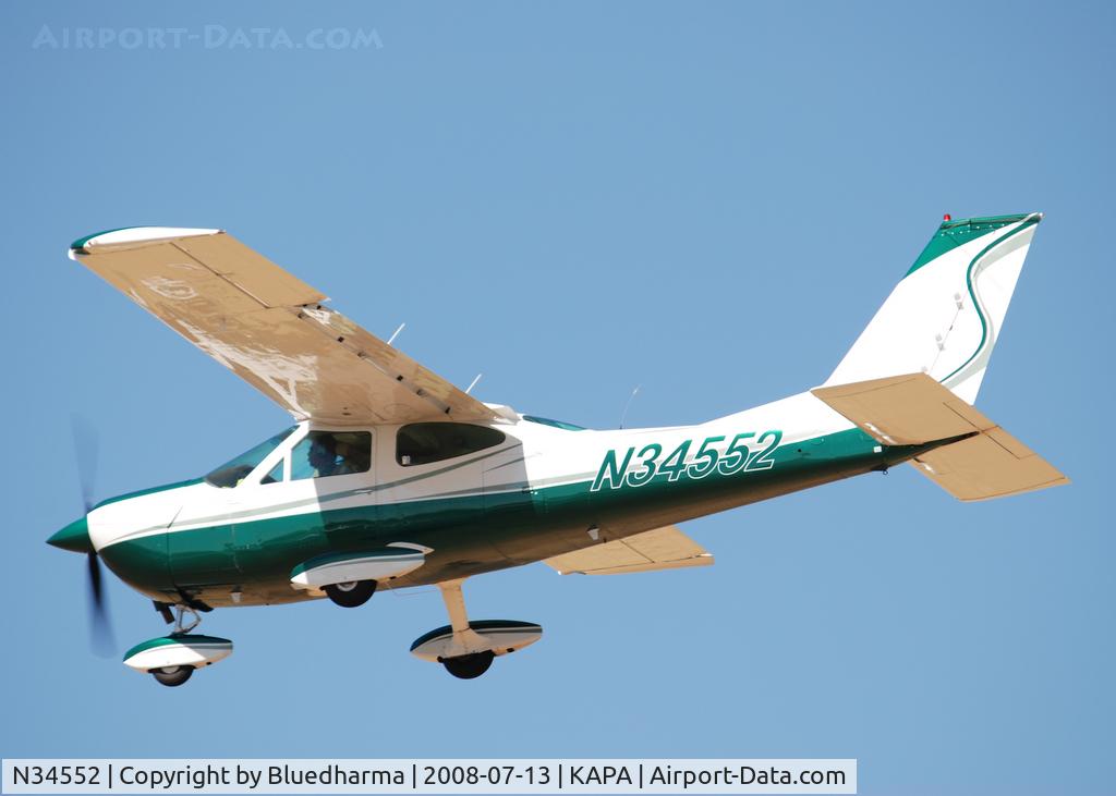 N34552, 1973 Cessna 177B Cardinal C/N 17701868, On final approach to 17L.