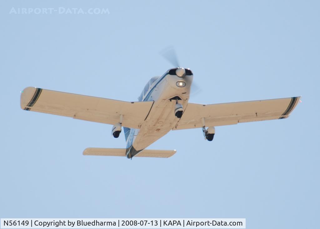 N56149, 1973 Piper PA-28-140 Cherokee C/N 28-7325579, On final approach to 17L.