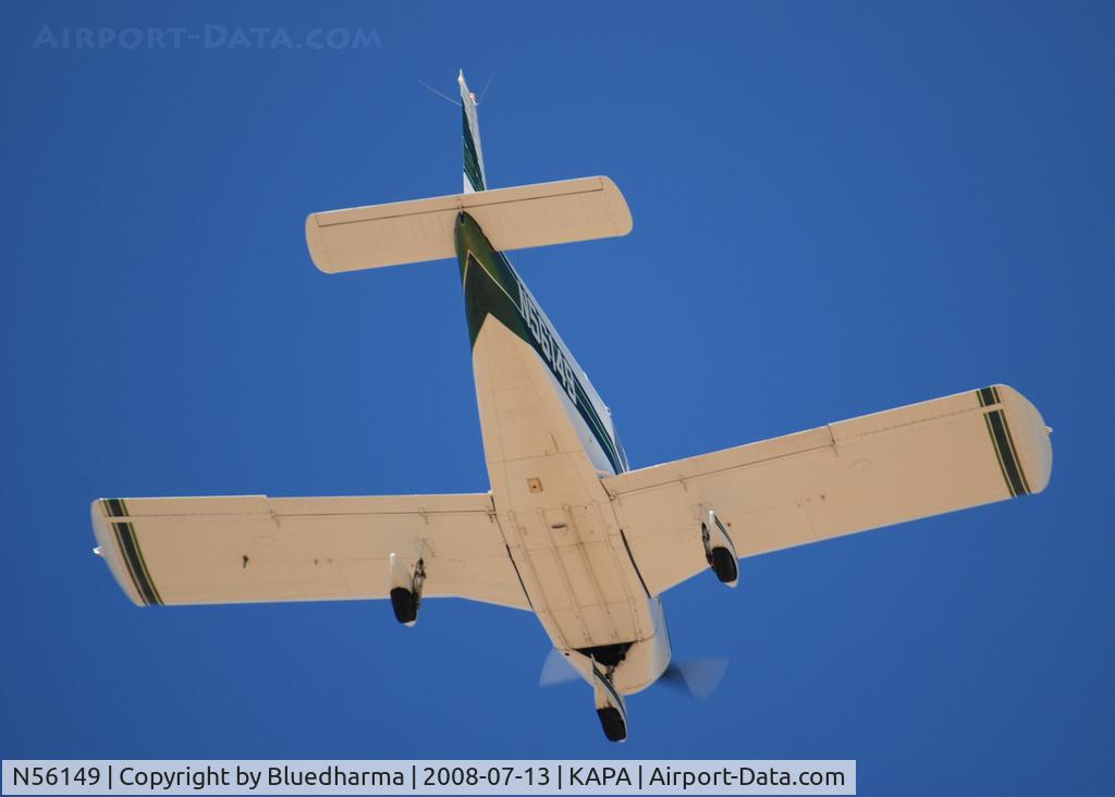 N56149, 1973 Piper PA-28-140 Cherokee C/N 28-7325579, On final approach to 17L.