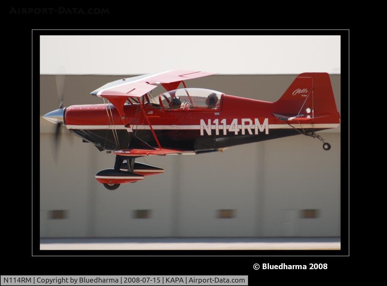 N114RM, 1999 Aviat Pitts S-2C Special C/N 6030, Touch and Go on 35L.