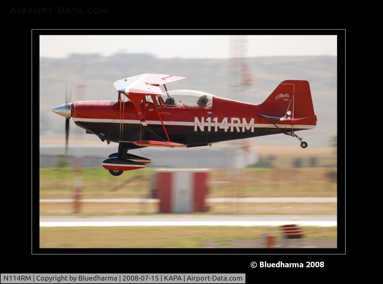 N114RM, 1999 Aviat Pitts S-2C Special C/N 6030, Touch and Go on 35L.