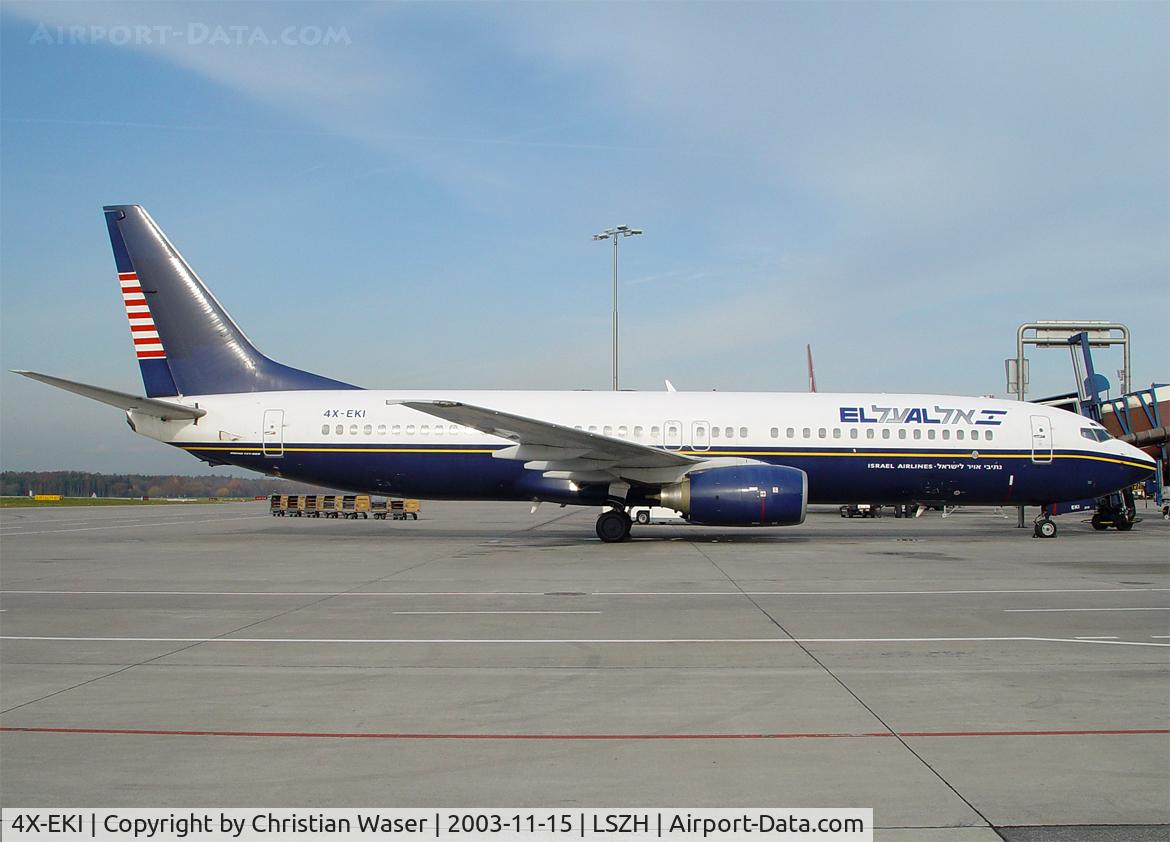 4X-EKI, 1999 Boeing 737-86N C/N 28587, EL-AL