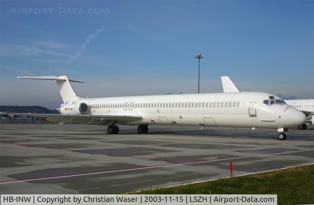 HB-INW, 1987 McDonnell Douglas MD-83 (DC-9-83) C/N 49569, untitled
