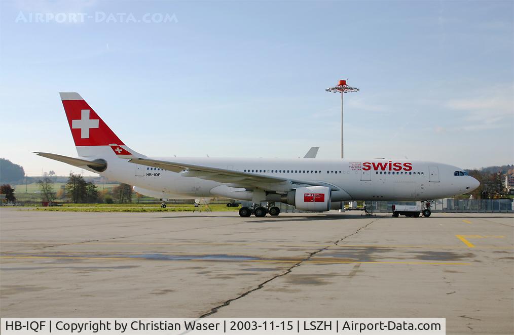 HB-IQF, 1999 Airbus A330-223 C/N 262, Swiss