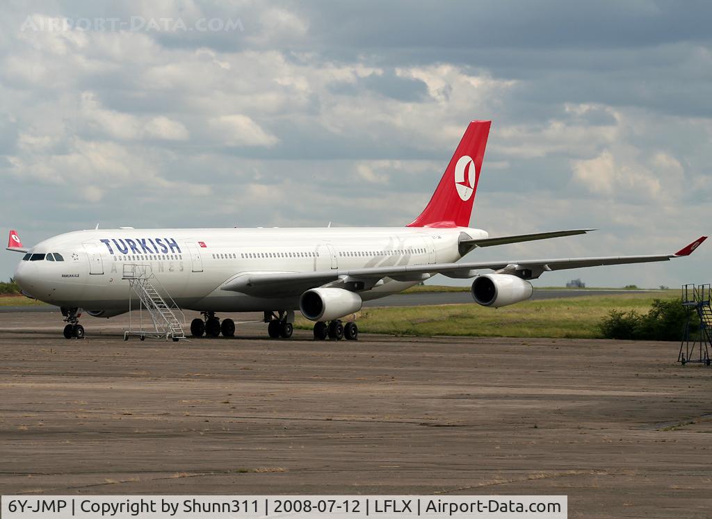 6Y-JMP, 1999 Airbus A340-313 C/N 257, Parked here for its new customer... and waiting delivery. Ex. Air Canada and Air Jamaïca