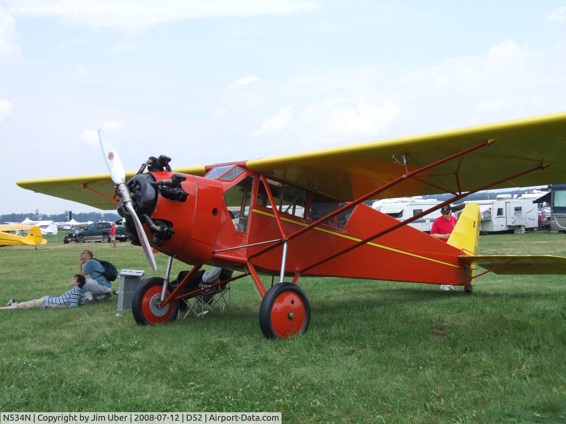 N534N, 1929 Curtiss-Wright Robin J-1 C/N 737, Really nice job. Last time I saw this bird, it was in pieces in a barn in Syracuse.