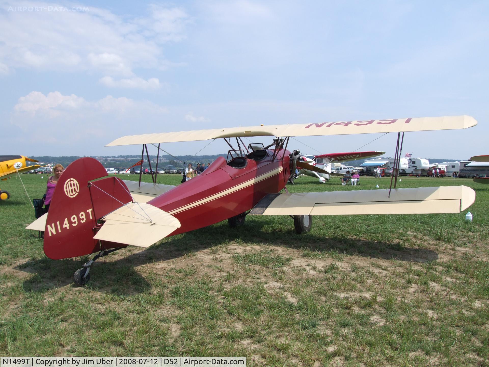 N1499T, 1930 Fleet Model 2 C/N 300, Tailfeathers on the Model 2 Fleet