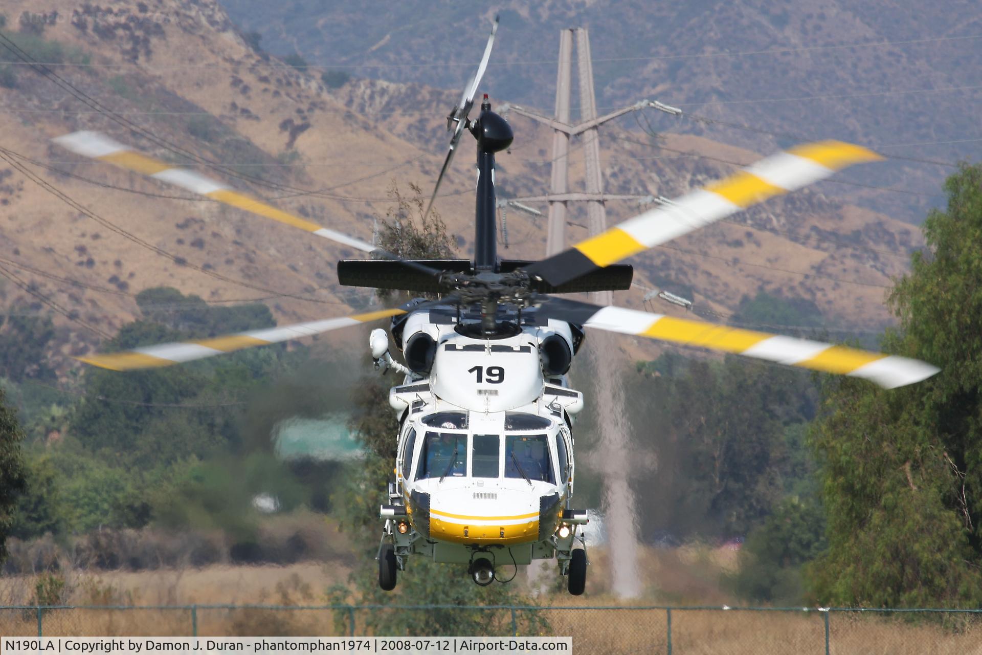 N190LA, Sikorsky S-70A Firehawk C/N 702479, LA County Fire at American Heroes Airshow, Los Angeles