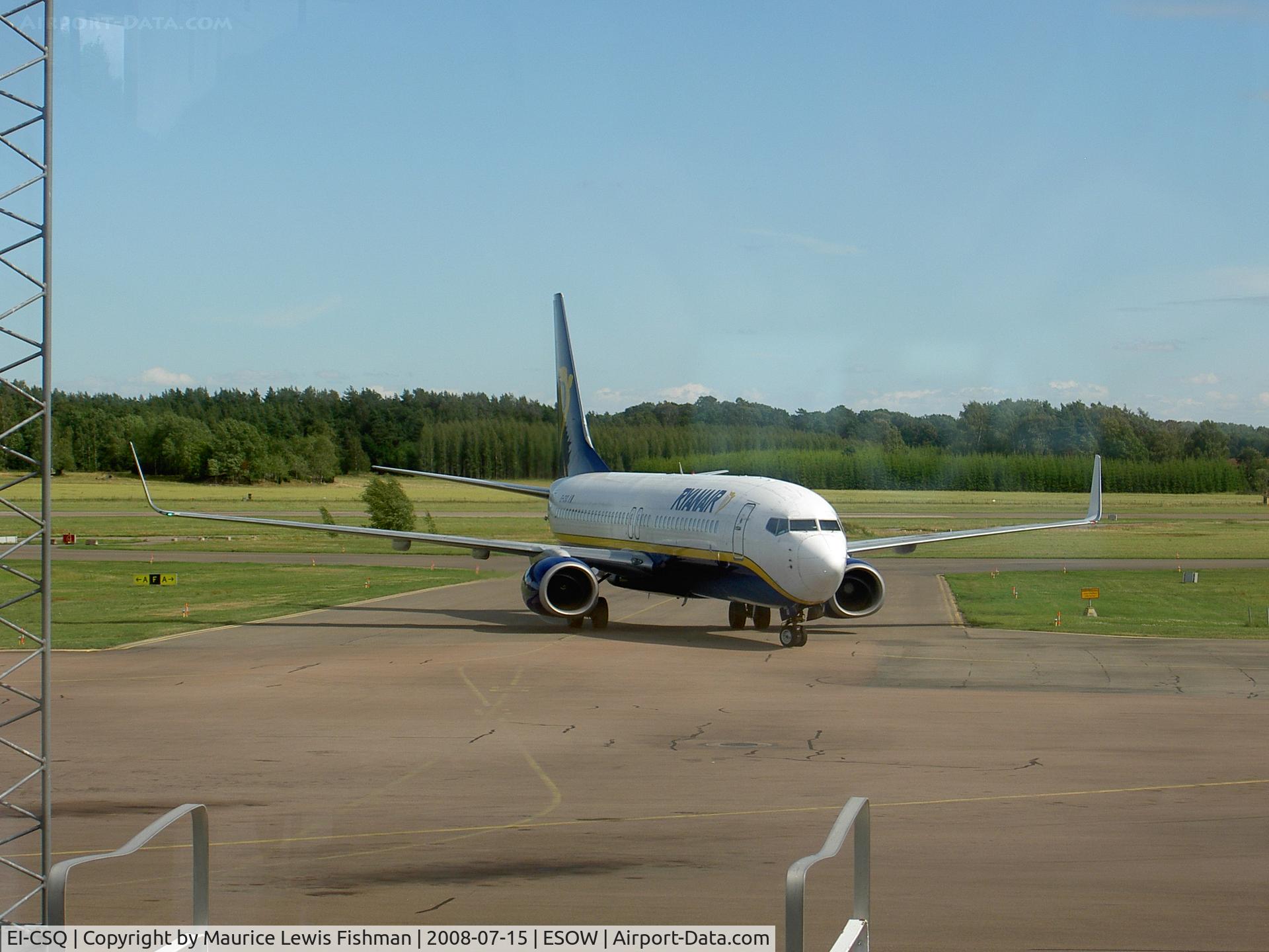 EI-CSQ, 2001 Boeing 737-8AS C/N 29930, Ryanair Boeing 737-8AS