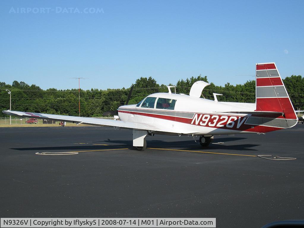 N9326V, 1969 Mooney M20F Executive C/N 700002, N9326V MOONEY M20F