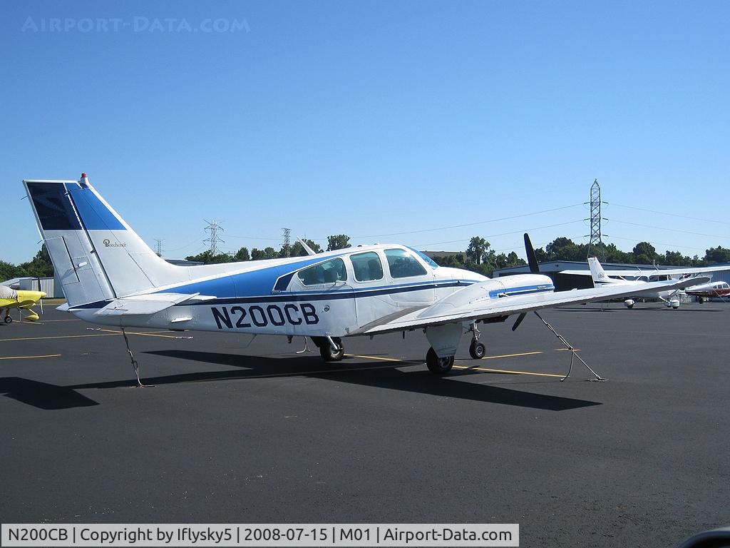 N200CB, 1973 Beech 95-B55 Baron C/N TC-1517, N200CB BEECH 95-B55
