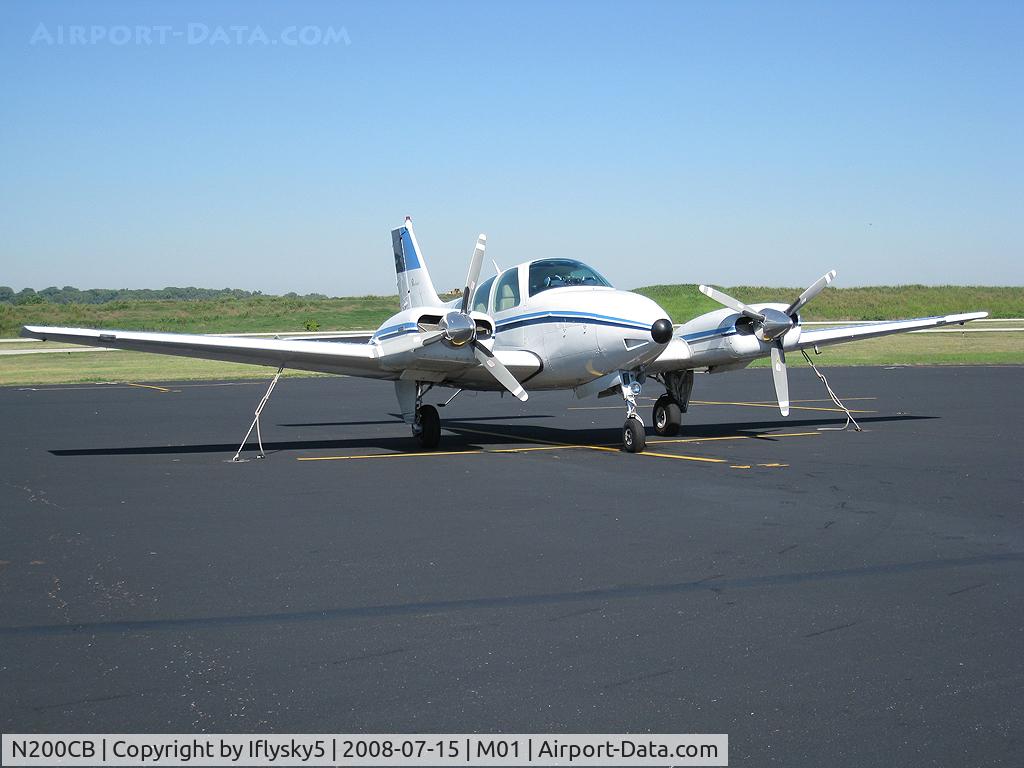 N200CB, 1973 Beech 95-B55 Baron C/N TC-1517, N200CB BEECH 95-B55