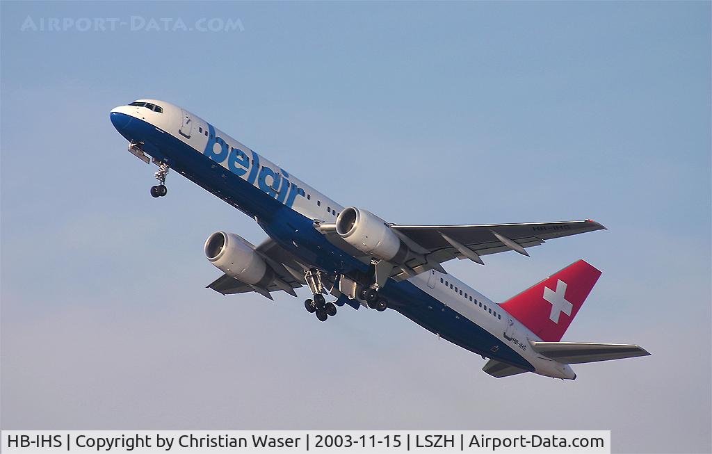 HB-IHS, 2000 Boeing 757-2G5 C/N 30394, Belair
