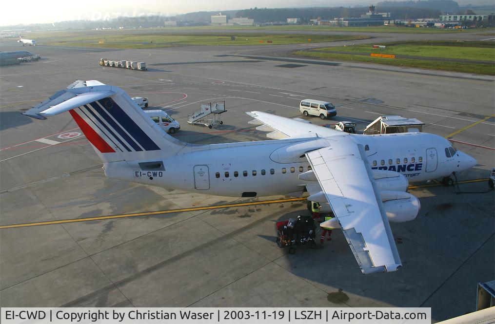 EI-CWD, 1988 British Aerospace BAe.146-200 C/N E2108, Air France (City Jet)