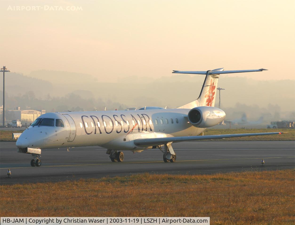 HB-JAM, 2001 Embraer EMB-145LU (ERJ-145LU) C/N 145420, Swiss