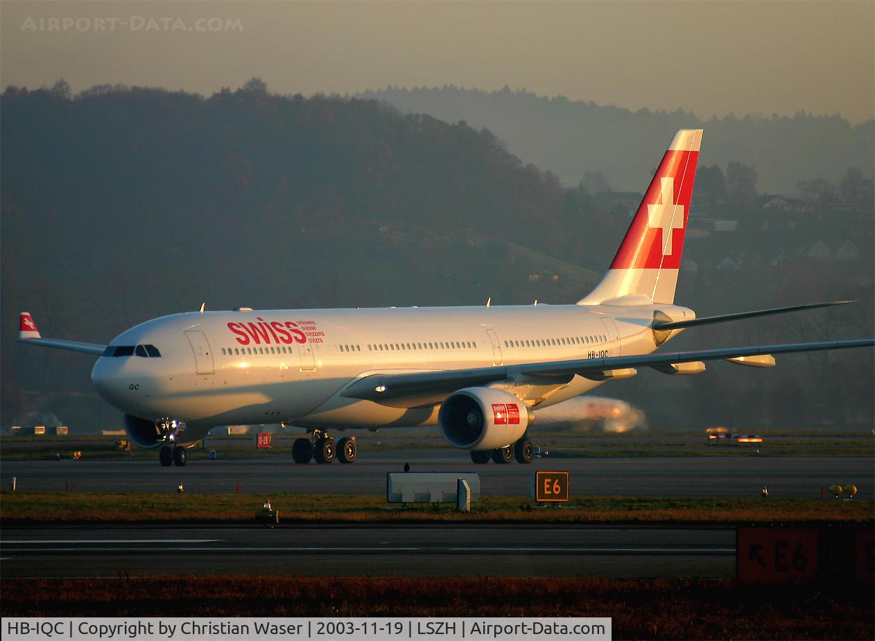 HB-IQC, 1998 Airbus A330-223 C/N 249, Swiss