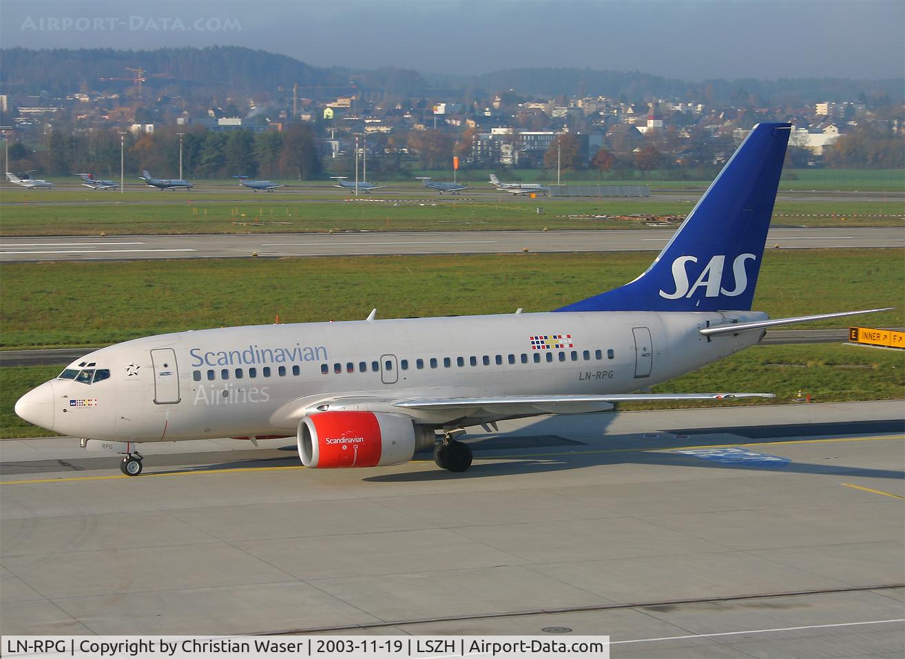 LN-RPG, 1999 Boeing 737-683 C/N 28310, SAS
